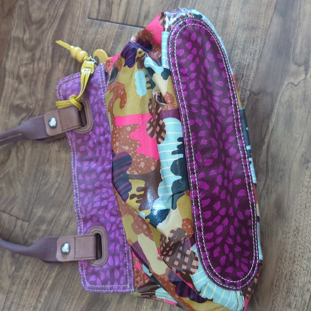 Fossil Key-Per Colorful Patterned Purse - Picture 4 of 10